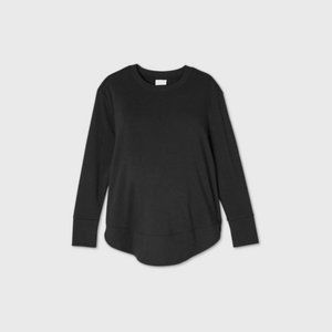 NWT! Ingrid&Isabel Maternity Blk Sweatshirt